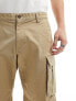 GANT relaxed fit twill cargo shorts in khaki beige