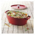 Casserole with lid Pyrex Slow Cook Cast Iron