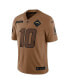 Men's Justin Herbert Brown Distressed Los Angeles Chargers 2023 Salute To Service Limited Jersey