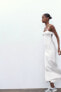 Фото #1 товара Платье миди в бельевом стиле ZARA