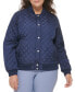 Фото #1 товара Plus Size Quilted Bomber Jacket
