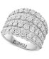 ფოტო #1 პროდუქტის EFFY® Diamond Multirow Ring (1-3/8 ct. t.w.) in 14k White Gold