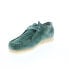 Clarks Wallabee 26164634 Mens Green Suede Oxfords & Lace Ups Casual Shoes