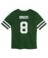 Nike Toddler Aaron Rodgers Legacy Green New York Jets Game Jersey Зеленый, 4T - фото #3