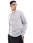 Фото #1 товара GANT shield logo print sweatshirt in grey marl