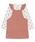 ფოტო #2 პროდუქტის Toddler and Little Girls Long Sleeve Top and Skirtall Dress, 2-Piece Set