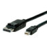 Кабель DisplayPort - DP - Mini DP от Value 1 м - 1 м - DisplayPort - Mini DisplayPort - Мужской - Мужской - Черный - фото #4