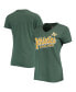 Фото #1 товара Women's Green Oakland Athletics First Place V-Neck T-shirt