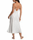 ფოტო #1 პროდუქტის Women's Luxe Satin Bridal Lingerie Long Gown