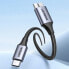 Фото #2 товара Kabel przewód USB-C - micro USB-B 3.0 3A 0.5m szary