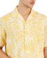ფოტო #3 პროდუქტის Men's Regular-Fit Tropical-Print Button-Down Camp Shirt, Created for Macy's