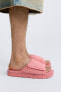 Technical quilted sandals