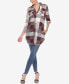 Women's Plaid Tunic Shirt