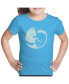 ფოტო #2 პროდუქტის Girls Word Art T-shirt - Yin Yang Cat