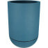 RIVIERA GRANIT TULIP runder Blumenkasten - Kunststoff - Durchmesser 40 cm - Blau