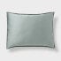 Фото #3 товара 3pc King Luxe Lyocell Comforter and Sham Set Light Teal Green - Threshold