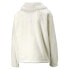 Фото #2 товара Puma Classics Faux Fur FullZip Jacket Womens White Casual Athletic Outerwear 535