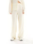 Vero Moda textured jersey trouser co-ord in cream