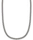 Фото #1 товара Large Box-Link Chain in Stainless Steel, Created for Macy's