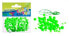 Фото #1 товара Украшение декоративное Зеленые пластиковые бусины 80 шт Craft with Fun Ozdoba dekoracyjna Koraliki Plastikowe Zielone 80 sztuk (MTCR BD007)