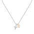 Charming bicolor necklace with pendants Passioni SAUN06