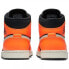 Фото #6 товара Кроссовки Nike Air Jordan 1 Mid Black Cone (Оранжевый)