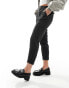 Фото #4 товара Vero Moda Petite straight leg trousers in dark grey melange