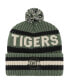 Men's Green LSU Tigers OHT Military-Inspired Appreciation Bering Cuffed Knit Hat with Pom