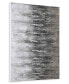 Фото #4 товара Gray Frequency Textured Metallic Hand Painted Wall Art by Martin Edwards, 30" x 40" x 1.5"