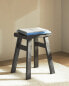 Irregular textured low stool