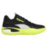 Фото #1 товара Puma Court Rider Lace Up Mens Black Sneakers Casual Shoes 19506403
