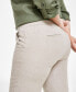 ფოტო #3 პროდუქტის Plus Size 100% Linen Cropped Pants, Created for Macy's