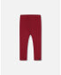 Фото #1 товара Baby Girls Baby Rib Leggings Burgundy