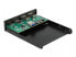 Фото #3 товара Панель передняя с USB Delock 64058 8.89 см (3.5") черная - металлическая
