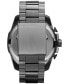 ფოტო #3 პროდუქტის Men's Chronograph Gunmetal Ion-Plated Stainless Steel Bracelet Watch 51mm DZ4282