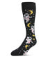 ფოტო #1 პროდუქტის Men's Stellar Moonwalk Astronaut Novelty Crew Socks