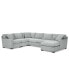 Radley 5-Pc. Fabric Chaise Sectional Sofa with Corner Piece, Created for Macy's