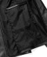 Фото #6 товара Men's Leather Racer Jacket, Created for Macy's