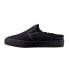 Lugz Clipper Mule LX Fleece Womens Black Canvas Lifestyle Sneakers Shoes