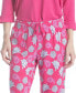 ფოტო #13 პროდუქტის Women's 3/4 Sleeve Top & Boot-Cut Pajama Pants Set