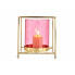 Фото #3 товара Подсвечник декоративный Gift Decor Квадратный Розовый Позолоченный 14 x 15,5 x 14 cm Металл Стекло