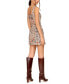 ფოტო #2 პროდუქტის Women's Brocade Mini Sheath Dress