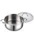 Фото #5 товара 7-Quart Classic Stainless Steel Dutch Oven Casserole with Glass Lid, Silver