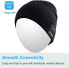 Фото #3 товара Мужская шапка синяя трикотажная Rotibox Bluetooth Beanie Hat Wireless Headphone for Outdoor Sports Xmas Gifts