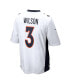 ფოტო #2 პროდუქტის Men's Russell Wilson White Denver Broncos Game Jersey