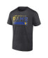 Фото #2 товара Men's Charcoal Los Angeles Rams T-shirt