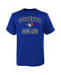 ფოტო #1 პროდუქტის Big Boys Fanatics Royal Toronto Blue Jays Heart & Soul T-shirt