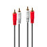 Фото #2 товара Lindy Audio cable 2xPhono Stereo/5m - 2 x RCA - Male - 2 x RCA - Male - 5 m - Black - Red - White