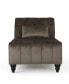 Фото #1 товара Rubie Modern Glam Tufted Chaise Lounge with Scrolled Backrest