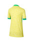 ფოტო #3 პროდუქტის Big Boys and Girls Yellow Brazil National Team 2024 Home Stadium Replica Jersey